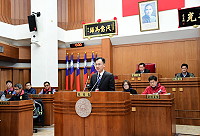 　因應「臺馬之星」近年狀況連連，連江縣議會第7屆首次臨時會即邀請縣長就此提出專案報告。（圖／文：曹重偉）