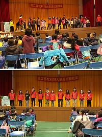 　北科大馬祖服務隊「馬祖小孩，玩轉理財」營隊25日進行成果發表會，小朋友們展現優異學習成果。（圖／文：吳嘉榮）