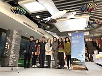 「仰望.和平星」創作風箏展覽即起至3月3日在北竿遊客中心展出。(圖:連江縣政府文化處)