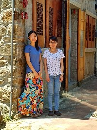 　鐵板鄉親第2代林倩雯、林瑋彥姊妹返鄉經營「沐光B&B」民宿，在細節的用心與堅持，創業至今已累積不少回流客。（圖：林倩雯）