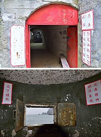 　東引「一線天」據點進行整建，今年開放坑道內部觀光。（圖／文：陳其敏）