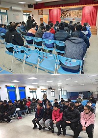 中山國中辦理107學年第2學期友善校園週宣導教學活動,強調健康、和諧與友善校園的重要性。(圖:中山國中)