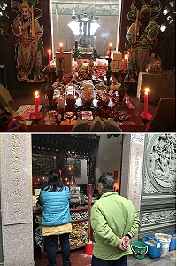 西莒擺暝活動,坤坵趙大王廟揭開序幕。(圖/文:宋幸儒)