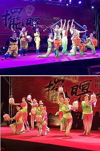 2019北竿擺暝文化祭活動安排熱鬧的華藝表演,獲得許多遊客和鄉親掌聲和鼓勵。(圖/文:吳嘉榮)