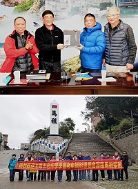 連江縣攝影學會近年經常在大陸各地參訪及舉辦兩岸攝影展,效益逐漸發酵!吸引上海市老年學學會老年攝影專委會組團來馬采風,還全程參加了北竿擺暝文化祭。(圖/文:曹重偉)