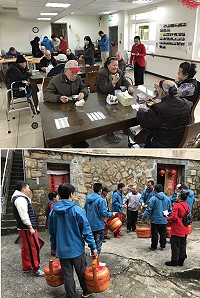 福澳社協精心舉辦地區敬老傳統捧點心活動,獻給大同之家和福澳社區長者,送上誠摯的關懷與祝福。(圖/文:吳嘉榮)