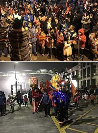 　華光大帝廟委會、福澳村辦公處、福澳社區發展協會19日籌辦金豬賀歲慶元宵系列活動，氣氛熱鬧又歡樂。（圖／文：吳嘉榮）