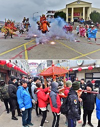 東引鄉白馬尊王回宮繞境,七爺八爺、水火將軍、孩囝等神偶與鞭炮共舞,為地方年度盛事劃下精彩圓滿句點。(圖/文:陳其敏)