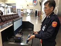 　馬祖南北竿航空站完成電子登機證查驗系統，最快7月起乘客可使用行動裝置登機。（圖／文：陳鵬雄）