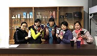 26日東莒社協新販賣點增設完畢,於猛澳候船室內部設立完成。(圖/文:蔡夢玲)