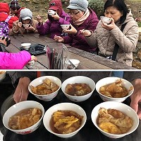東莒社協冬季暢銷商品,到訪遊客必點老酒蛋。(圖/文:蔡夢玲)