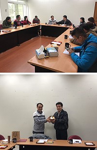 　桃園市政府教育局、大成國小與縣府教育處討論桃園市馬祖籍學生暑假營隊及閩東語言教學。（圖：教育處）