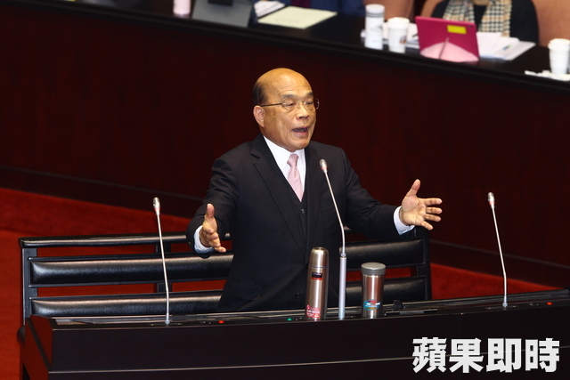 行政院長蘇貞昌。（圖：黃世宏攝）