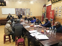 山隴境白馬尊王廟繼食福餐會改選第14屆委員,後於3月11日舉辦新一屆主任委員、副主任委員、監察人選舉,原主任委員陳書建功成身退,新任主委由王連欽出線。(圖:山隴境白馬尊王廟管理委員會)