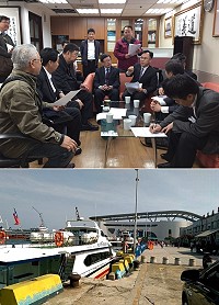 府會首長、立委與財政部、關務署共同討論推動福澳港建置小三通海運快遞作業。(圖:立委陳雪生國會辦公室)