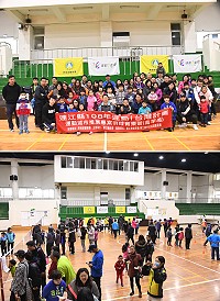 　運動i台灣羽球育樂營登場，羽委會推廣基層羽球同時舉辦交流賽。（圖／文：馮紹夫）