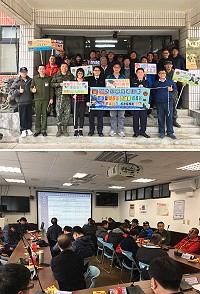 　南竿警察所召開安居緝毒專案治安座談會，邀請各界討論多項議題。（圖：南竿警察所）