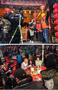 三立知名行腳節目《愛玩客》專程到馬祖拍攝北竿擺暝文化祭,節目將在3月28日(週四)晚間10時於三立都會台播出,歡迎鄉親收看。(圖:文化處)