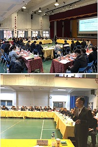 內政部108年度全國縣市民政局處長聯繫座談會61人23日移師馬祖舉辦,劉增應到場分享馬祖地方縣政及建設概況。(圖:吳嘉榮)