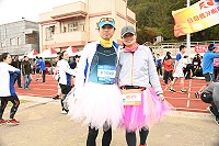 陳維笙與林心怡因馬拉松比賽相識相戀,今年初登記結婚,這次北竿硬地馬拉松兩人一同參賽,紀念兩人在馬祖馬拉松遇見彼此。(圖/文:馮紹夫)