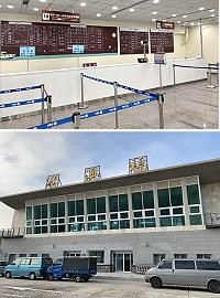福澳舊旅運大樓重啟售票功能,台馬航線、小三通航線首先啟用,島際航線預計4月1日啟用。(圖/文:馮紹夫)