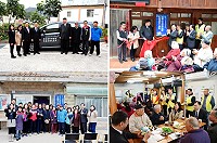 為展現地區推動長照2.0成果,衛福局一口氣連續舉辦長照專車啟用及津沙、山隴兩處社區照顧C據點揭牌儀式;縣長劉增應、立委陳雪生、議長張永江、共同宣揚社區整體照顧服務體系的成效,還與山隴長者們共餐,閒話家常。(圖/文:曹重偉)