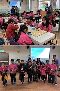 　「新苗盃」圍棋賽首度在馬祖舉行，透過遠距視訊的便利性讓馬祖孩子與台灣直接接軌，不受地緣限制。（圖／文：馮紹夫）