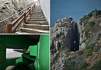 東引「一線天」坑道整建工程已經告一段落,待準備工作妥善,鄉公所即公告開放參觀時間。(圖/文:陳其敏)