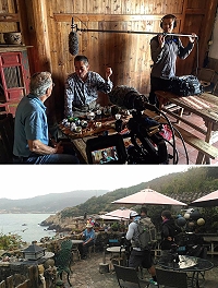 美國公視旅遊節目主持人羅森度Joseph Rosendo團隊曾於2017年4月3日至7日在馬祖拍攝「媽祖在馬祖」專輯連續4天。(圖:馬祖日報、交通部觀光局)