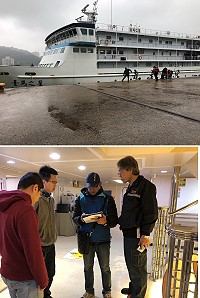 環境資源局今年加強查核力道與頻率,針對轄內航行船舶每個月都派員前往稽查,嚴格掌握船上廢棄物的流向,有效控管及防範海洋污染事件發生。(圖:連江縣環境資源局)