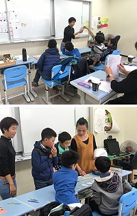 教育處、介壽國中小合辦第二外國語文(緬甸語)課程,第一學期課程圓滿結訓。(圖:教育處)