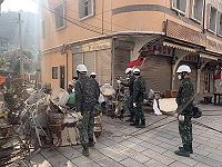 　110年國清週開始，在國軍協助下南竿西區首先進行環境整理。（圖／文：馮紹夫）