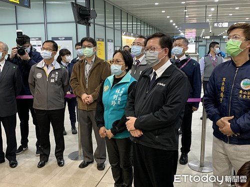 鄭文燦回應,感謝金門、馬祖「姊妹市」相挺。(圖:東森新聞記者沈繼昌攝)
