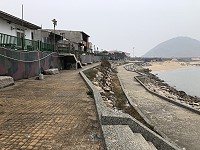 塘岐得天泉後方規劃闢建馬鼻灣海岸景觀道路連接塘后道,改善中山路擁擠狹窄路況。(圖/文:陳鵬雄)