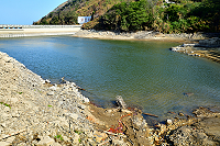 冬季觀光客少,用水量跟著大減,東引東湧水庫目前水位已經止跌維穩,甚至出現略微上升的發展。(圖/文:陳其敏)