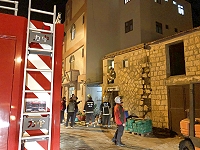 北竿午沙聚落29日晚間7時驚傳火燒厝意外,所幸附近住戶即時撲滅沒造成火勢延燒。(圖/文:陳鵬雄)