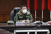　副指揮官主持擴大戰敵情會報，針對部隊管理措施提出指導。（圖／文：莊媛婷）