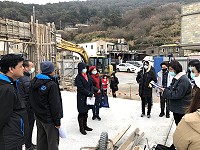 　促進北竿醫療社福業務，衛福局局長曾玉花率相關業管下鄉關懷訪視。（圖／文：陳鵬雄）