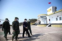 丘副總長前往馬祖地區視導防務,並提出工作指導。(圖/文:呂尚俞)