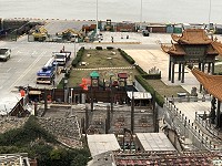 　白沙村活動中心在平水尊王廟旁空地，規劃興建一層樓建築。（圖／文：陳鵬雄）