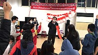 青帆社區發展協會辦理「紫耀青帆賀歲慶元宵暨反暴力宣導活動」,讓大家度過一個歡樂溫馨的夜晚。(圖/文:宋幸儒)