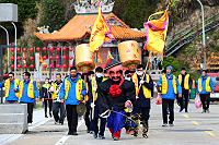東引鄉「白馬尊王」祈福遶境舉行「清道」,為連續三天的迎神、謝神慶典活動揭開序幕。(圖/文:陳其敏)