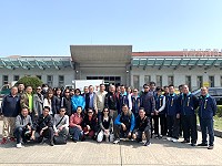 嘉義市議會組成馬祖考察交流團9日抵達馬祖,連江縣議會熱情迎接。(圖/文:馮紹夫)