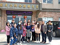 　中華民國全國商圈總會一行14人至莒光參訪交流，拜會鄉長謝春欗，討論發展社區商圈的可行性。（圖／文：宋幸儒）