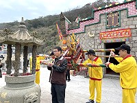 　正月29日芹壁龍角峰五位靈公廟祈夢體驗活動如期進行。（圖／文：陳鵬雄）