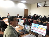 台電向縣府推廣裝設智能路燈,智能路燈兼具節能減碳、5G多功能附加價值成為未來趨勢。(圖:台電馬祖區營業處)