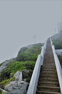 時節進入春分,也意味著馬祖霧季來臨,起霧情況會越來越頻繁。(圖/文:陳其敏)