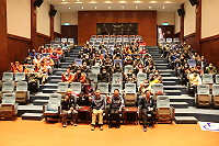 　交旅局開辦南北竿導遊、解說人員培訓課程，加強台灣從業人員相關職能，縣長劉增應到場為學員加油打氣。（圖／文：吳嘉榮）