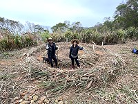 橋仔開心農場陳開心夫婦自創「周易田」,推廣自然生態農法。(圖/文:陳鵬雄)