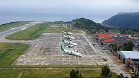 　4月起立榮航空飛馬祖班次大增，南北竿單日最多飛到19班。（圖：南竿航空站）